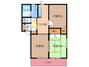 ディアス美和台の物件間取画像